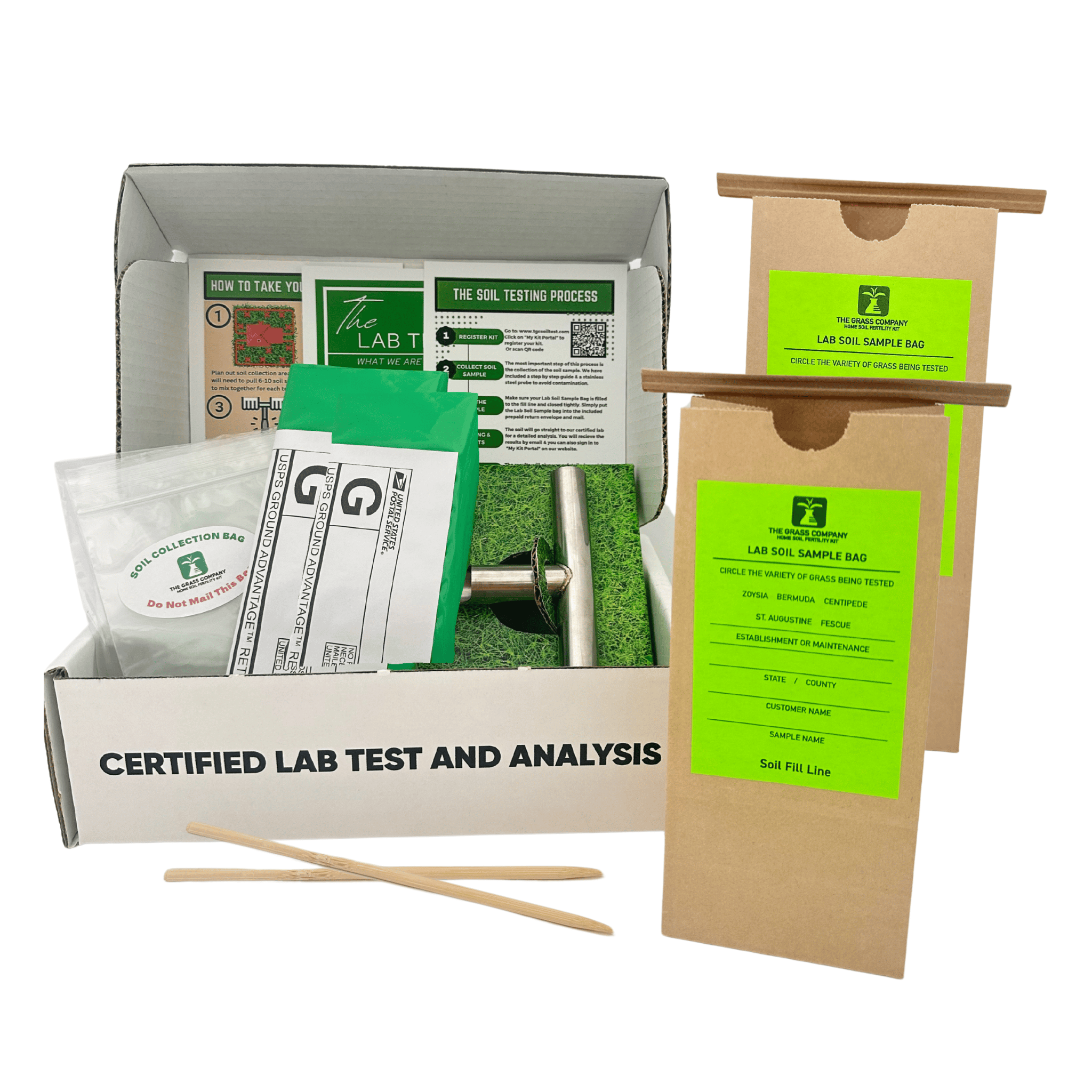 Front & Back Yard Soil Test Kit